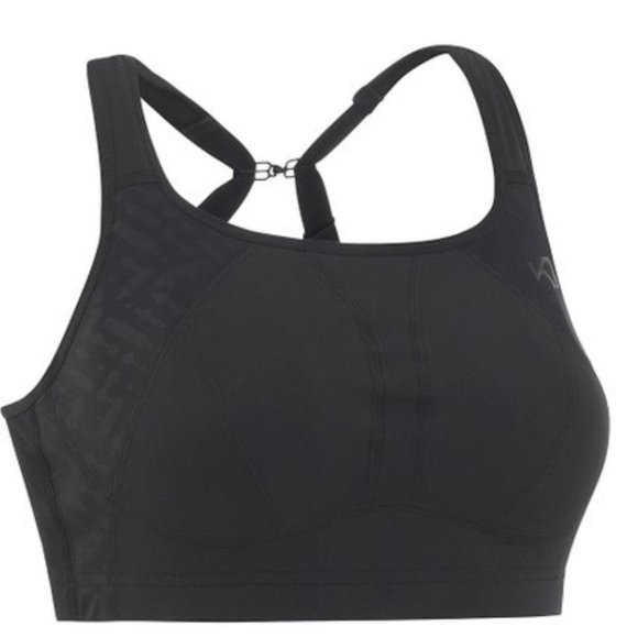 Kari Traa Black Frigg Sports Bra 32B NEW with Tags - Picture 1 of 5